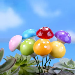 Mini Mushroom Garden Decor