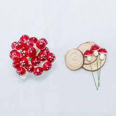 Mini Mushroom Garden Decor