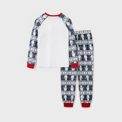 PatPat Matching Christmas Pajamas Family Snowman Pattern Long Sleeves PJs Sets