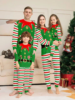 Cartoon Print Matching Family Christmas Pajamas – Holiday Sets for the Whole Family