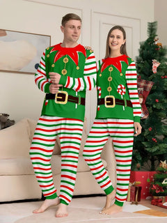 Cartoon Print Matching Family Christmas Pajamas – Holiday Sets for the Whole Family